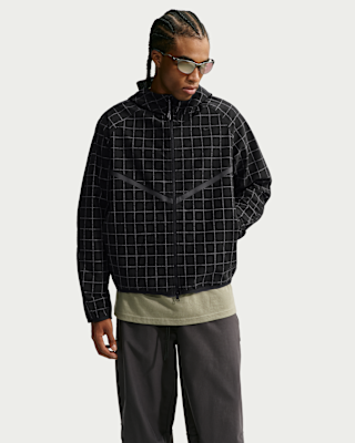 ジャケット・アウター Eaphi COTTON NET TAPE EMBROIDERY JACKET Nike Tech Men's Loose Dri-FIT Shori Knit Full-Zip All-Over-Print